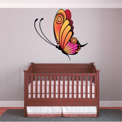 Autocollant Stickers papillon