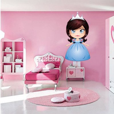 Autocollant Stickers enfant petite princesse