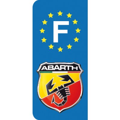 Stickers Plaque Abarth