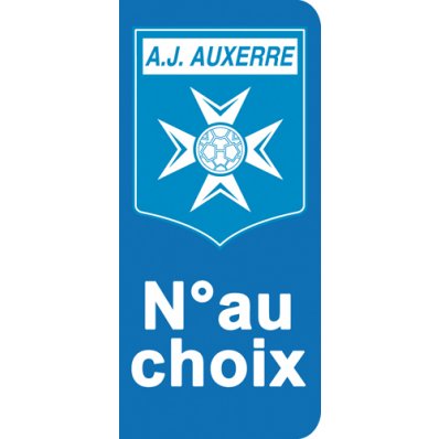 Stickers Plaque Auxerre