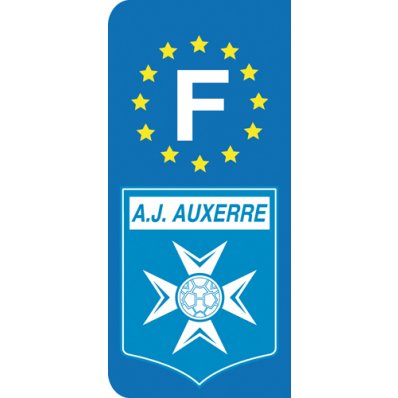 Stickers Plaque Auxerre