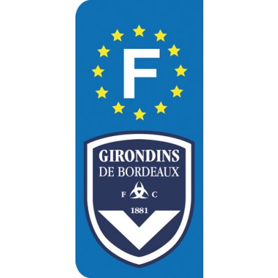 Stickers Plaque Bordeaux