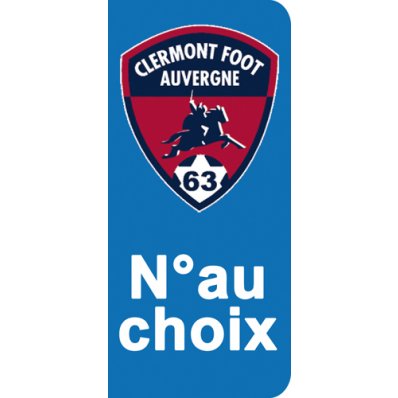 Stickers Plaque Clermont