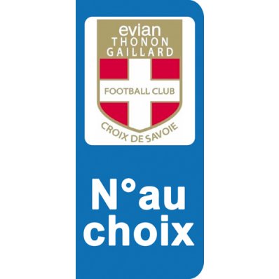 Stickers Plaque Evian Thonon