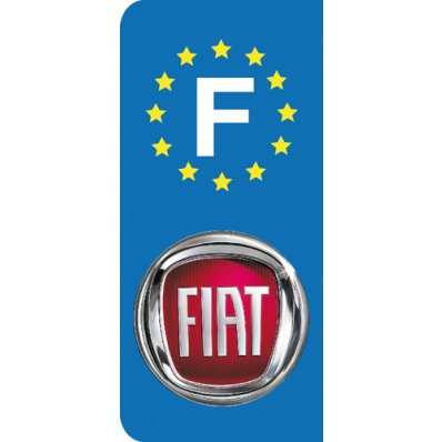 Stickers Plaque Fiat