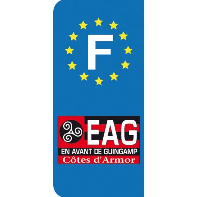 Stickers Plaque Guingamp