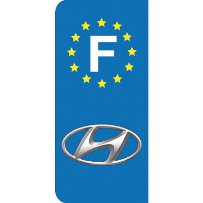 Stickers Plaque Hyundai
