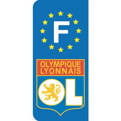 Stickers Plaque Lyon
