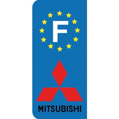 Stickers Plaque Mitsubishi