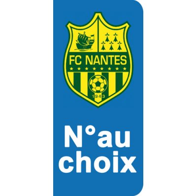 Stickers Plaque Nantes
