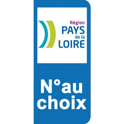 Stickers Plaque Pays de la Loire