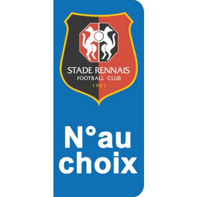 Stickers Plaque Rennes