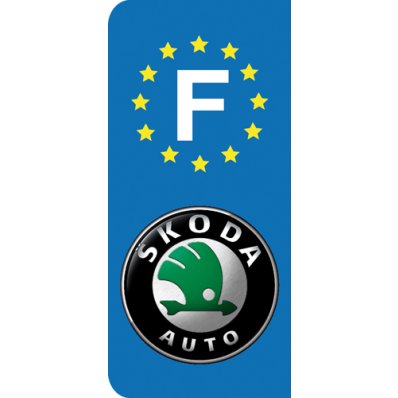 Stickers Plaque Skoda