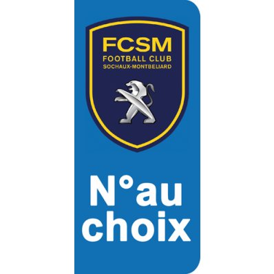 Stickers Plaque Sochaux