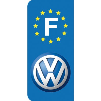 Stickers Plaque Volkswagen