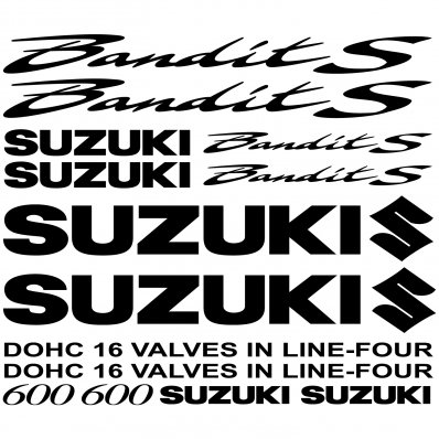 Autocollant - Stickers Suzuki 600 bandit S