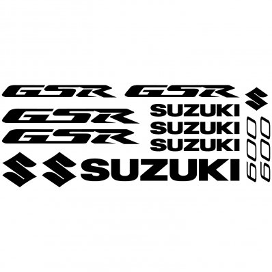 Autocollant - Stickers Suzuki Gsr 600