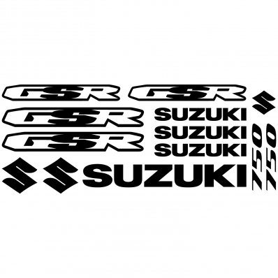 Autocollant - Stickers Suzuki Gsr 750