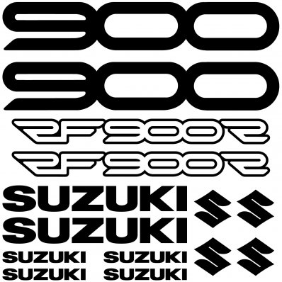 Autocollant - Stickers Suzuki RF900R