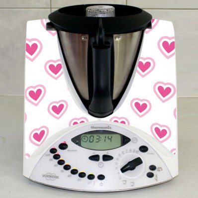 Stickers Thermomix TM31 Coeur en folie 4 