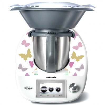 Stickers Thermomix TM5 Papillon en folie