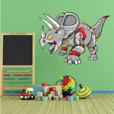 Autocollant Stickers enfant triceratops