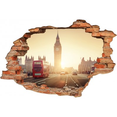 Stickers Trompe l'oeil 3D london