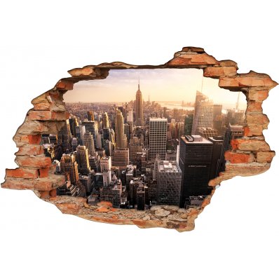 Stickers Trompe l'oeil 3D New York