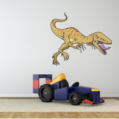Autocollant Stickers enfant tyrannosaure