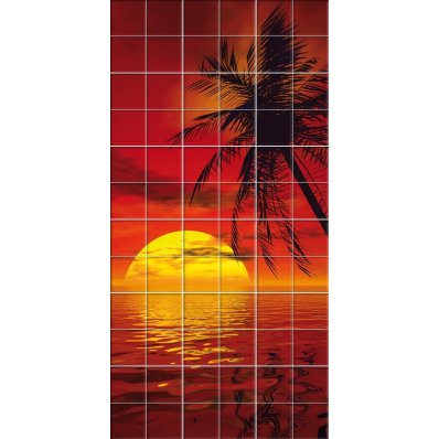 Sunset - Tiles Wall Stickers