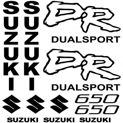 Suzuki DR 650 Decal Stickers kit