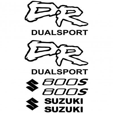 Suzuki DR 800s Decal Stickers kit