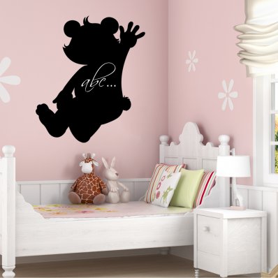 Teddy Bear - Chalkboard / Blackboard Wall Stickers