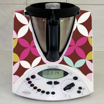 Thermomix TM31 Aufkleber Blumen