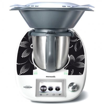 Thermomix TM5 Aufkleber Blume