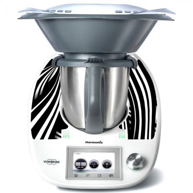 Thermomix TM5 Aufkleber Zebra