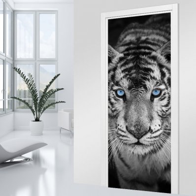 Tiger Door Stickers