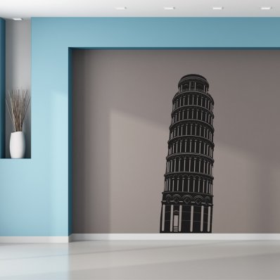 Tower of Pisa Wall Stickers