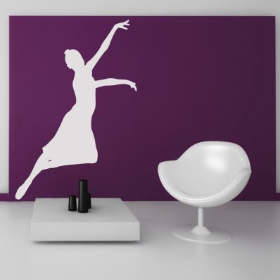 Vinilo decorativo bailarina