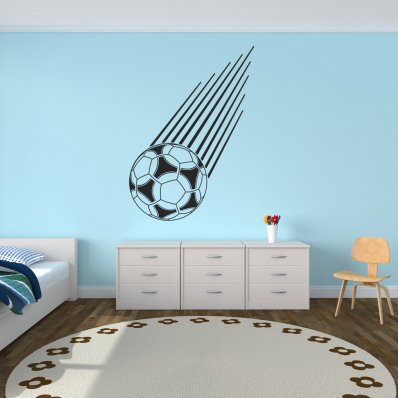 Vinilo decorativo balón de fútbol