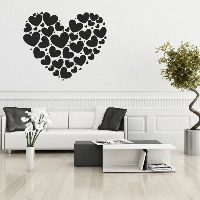 Vinilo decorativo corazón