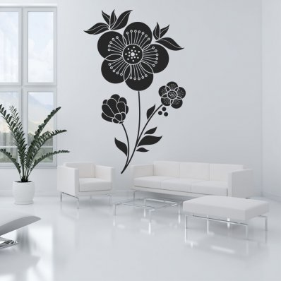 Vinilo decorativo Floral