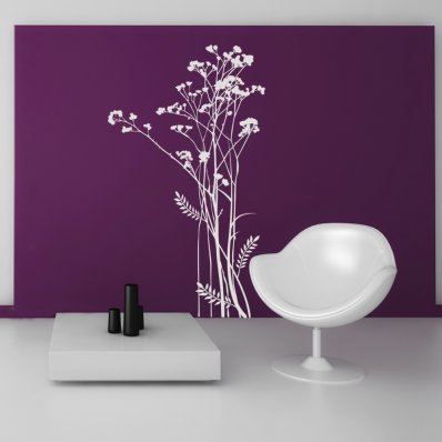 Vinilo decorativo Floral