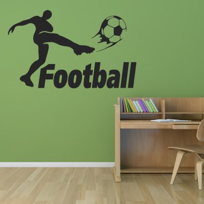 Vinilo decorativo futbolista