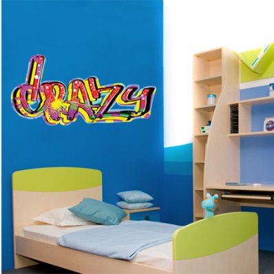 Vinilo decorativo graffiti crazy