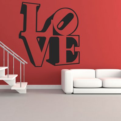 Vinilo decorativo love