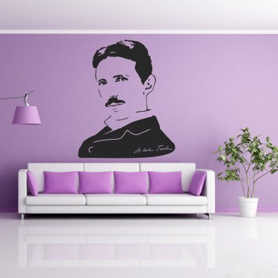 Vinilo decorativo nikola tesla