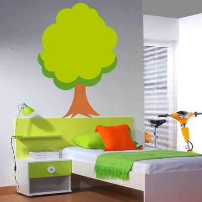 Vinilo infantil árbol