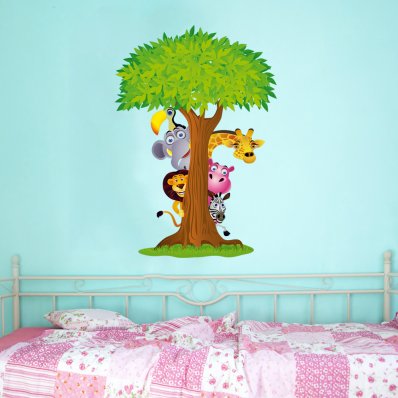 Vinilo infantil árbol