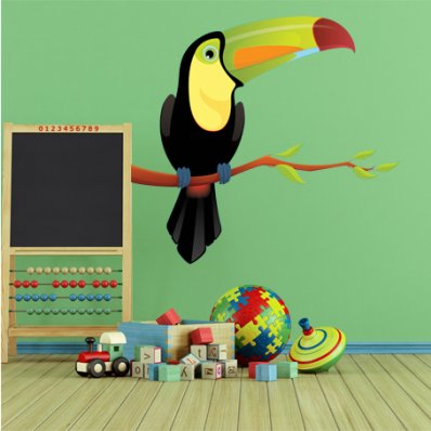 Vinilo infantil aves